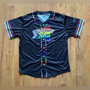 2024 Syracuse Mets LGBTQ Jersey Adult Large SGA Pride Night Prome Give Away